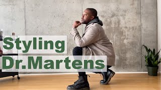 HOW TO STYLE DR MARTENS 1460  Mens Fashion 2021 [upl. by Nelon540]