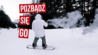 Nawyk zarzucania tylną nogą na desce snowboardowej [upl. by Mascia874]