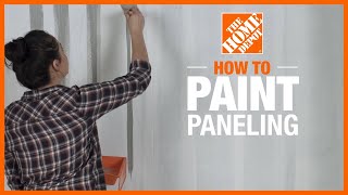 How to Paint Paneling  Wall Ideas amp Projects  The Home Depot [upl. by Onid]