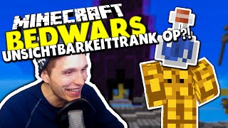 UNSICHTBARKEITSTRANK ÜBERTRIEBEN STARK ✪ Minecraft Bedwars Woche Tag 93 mit Smurf [upl. by Dotti]