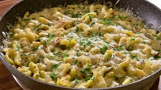 One Pot KäsespätzleRuck Zuck Käsespätzle für FauleKäsespätzle 20 [upl. by Leehar]