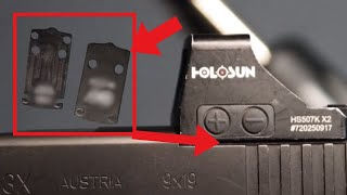 How to install holosun 507K on glock 43X MOS without messing up the slide [upl. by Fritts]