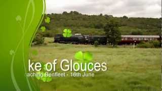 Steam Train Benfleet 16 June 2012 [upl. by Ambert]