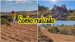 NÃO ACREDITO QUE ESTAMOS VIVENDO ISSO FAZENDO A ENTRADA DA CHÁCARA E A TERRAPLANAGEM DA CASA [upl. by Soloma]