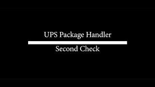 UPS Second Check [upl. by Manly]