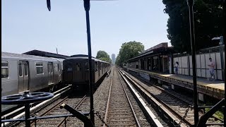 HD NYC Subway Brighton Line Cab View [upl. by Eenafets975]