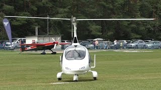 Gyrocoptair AutoGyro Cavalon takeoff and landing at Airfield Ferlach  DMCAV [upl. by Gaeta624]