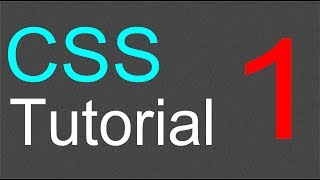 CSS Tutorial for Beginners  01  Introduction to CSS [upl. by Ellebasi]