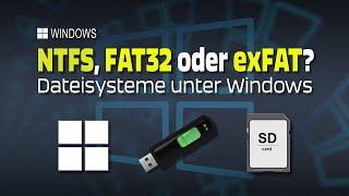 NTFS FAT32 und exFAT  Dateisysteme unter Windows  EINFACH ERKLÄRT [upl. by Kania]