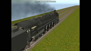 ATSF 2929 vs 3700 Racing Trainz [upl. by Cilla]