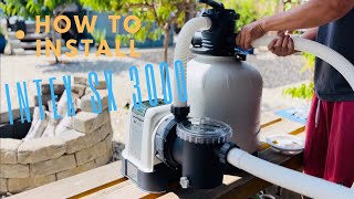 Intex Krystal Clear Sand Filter Pump  Unboxing and Assembly [upl. by Ahtnamys]