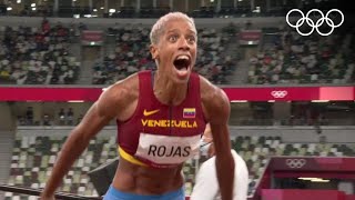 Yulimar Rojas de Venezuela ganó la medalla de oro en triple salto  Tokio2020 Highlights [upl. by Jolanta916]