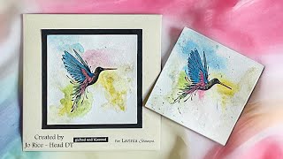 Pearl Hummingbird by Jo Rice  A Lavinia Stamps Tutorial [upl. by Kaylil797]