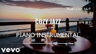 Cozy Coffee Shop Ambience October Relax 🍂🍂 Soft Jazz Instrumental Music for Stress Relief amp Sleep [upl. by Cecily438]