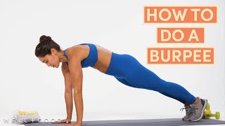 How To Do A Burpee  The Right Way  WellGood [upl. by Maggio327]