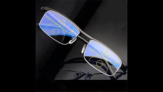 Multi Focus Zoom Reading Glasses Super Elastic TR Feet Smart Far And Near Dual Use Anti Blue Light [upl. by Beal194]