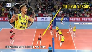 Melissa Vargas  Fenerbahce opet  Turk Hava Yollari  axa kupa volley 2024 [upl. by Orrocos]