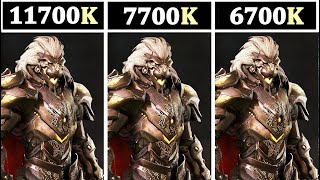 Intel I7 11700K vs 7700K vs 6700K  1080P 1440P Ultrawide 4K [upl. by Gregor]