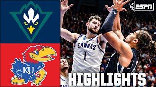 UNC Wilmington Seahawks vs Kansas Jayhawks  Full Game Highlights  ESPN College Basketball [upl. by Gemperle]