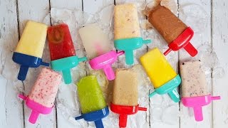 10 Popsicle Recipes  Just 2 Ingredients [upl. by Akkahs]