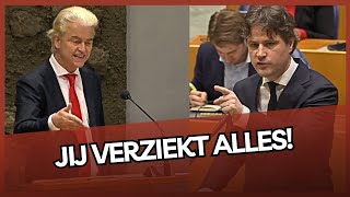 Keiharde RUZIE tussen Wilders amp Bontenbal over ‘JODENJACHT’ Amsterdam Voorzitter GRIJPT IN [upl. by Ittak]