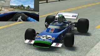 rFactor 2  F1 70s Style mod by ChiefWiggum  Matra MS120  Monaco [upl. by Orlina]