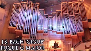 JS BACH  GIGUE FUGUE G MAJOR BWV 577  ST DAVIDS HALL CARDIFF [upl. by Ensign385]