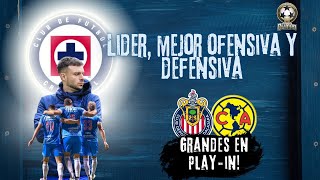 Cruz Azul Líder en todo  Los GRANDES en Play inn [upl. by Ymmac460]