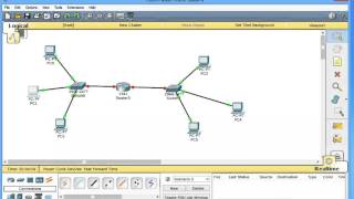 Connecting two lan through Cisco packet Tracer [upl. by Ytsud]