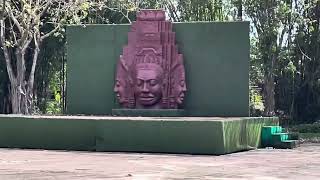 Reclining Buddha and Khmer Music at an Amusement Park [upl. by Rumpf]