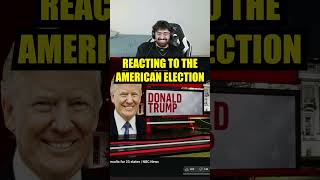 REACTING TO THE AMERICAN ELECTION  election shorts trump [upl. by Assital705]