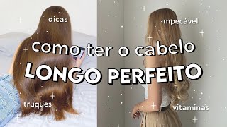 COMO FAZER O CABELO CRESCER RÁPIDO  15 DICAS PARA TER O CABELO GRANDE E BONITO produtos cuidados [upl. by Hairom]