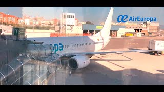 Parallel landing Air Europa 737 🇪🇸 Málaga AGP  Madrid MAD 🇪🇸 FULL FLIGHT REPORT [upl. by Joan]