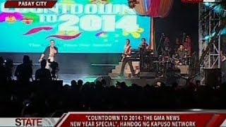 SONA quotCountdown to 2014 The GMA New Year Specialquot handog ng Kapuso Network [upl. by Duarte6]