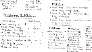 Temperature Classification Of Animals  Ectotherm  Endotherm [upl. by Nodnal]