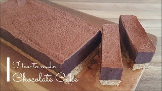 Easy Rich Chocolate Cake  No Bake [upl. by Leizahaj]