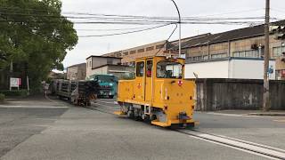 新日鉄住金尼崎製造所 構内軌道 ナロー 踏切通過2 20170915 Industrial Narrow Gauge Railwayナローゲージ ＃構内軌道 [upl. by Finella]