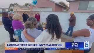 Father accused of killing son 9 in Compton [upl. by Odrautse69]