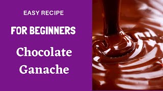 How to make easy Chocolate Ganache Icing [upl. by Farley]