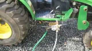 John Deere Tractor Mid Mount PTO Powerwasher [upl. by Umeko]