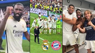 ⚪ Real Madrid Crazy Celebration After Reaching Champions League Final 😍  UCL 2024  Bayern Munich [upl. by Kcirddes582]