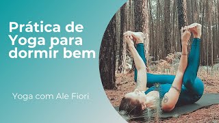 Yoga básica para dormir bem ♥ relaxe para um sono reparador [upl. by Brien]