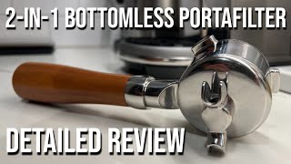 Review Bulipu 2in1 Bottomless 54mm portafilter for Breville espresso machines [upl. by Sillyrama]