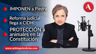 AristeguiEnVivo Imponen reelección de Piedra en CNDH reforma judicial en CIDH  131124 [upl. by Iviv]