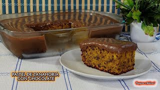 EL MEJOR PASTEL DE ZANAHORIA CON CHOCOLATE DEL MUNDO ÚNICO EN SU ESTILO te encantará [upl. by Einnod]