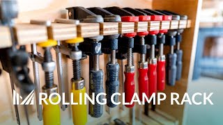 How to Make a Rolling Clamp Rack  Free Plans [upl. by Ronym]