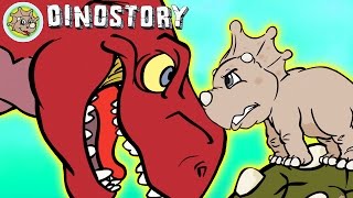 Dinosaur Battles  No Dont Eat Me  Dinosaur Songs from Dinostory by Howdytoons S1E8 [upl. by Brodie]