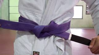 How To Tie a Jiu Jitsu Gi Belt [upl. by Annael]