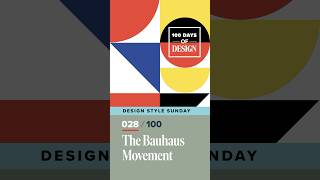 The Bauhaus Graphic Design Era  Day 28 of 100 Days of Design shorts [upl. by Somerset]