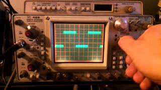 Tektronix 468 Startup [upl. by Leonerd]